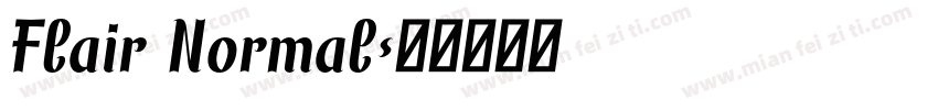 Flair Normal字体转换
